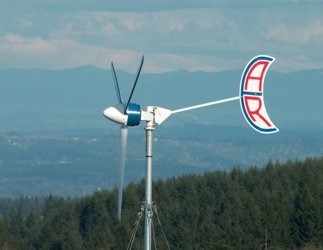 Abundant Renewable Energy ARE110 wind turbine