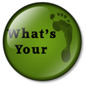 what's your carbon footprint button green