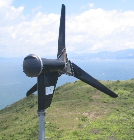 Proven wind turbines use springs to pitch the blades